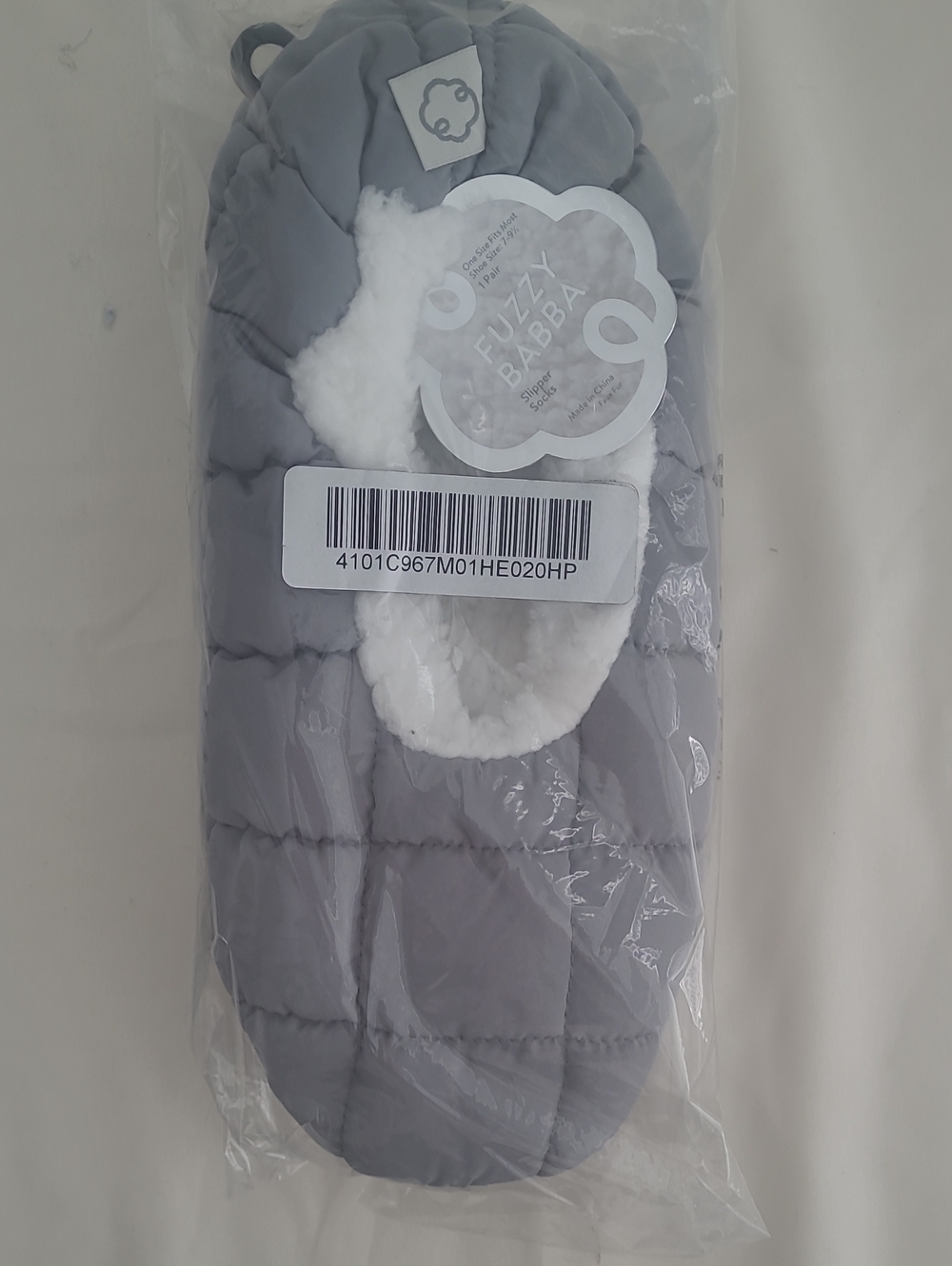 Women's Fuzzy Babba Quilted Slippers size 7-9.5 US Shoe Size, New With Tags.